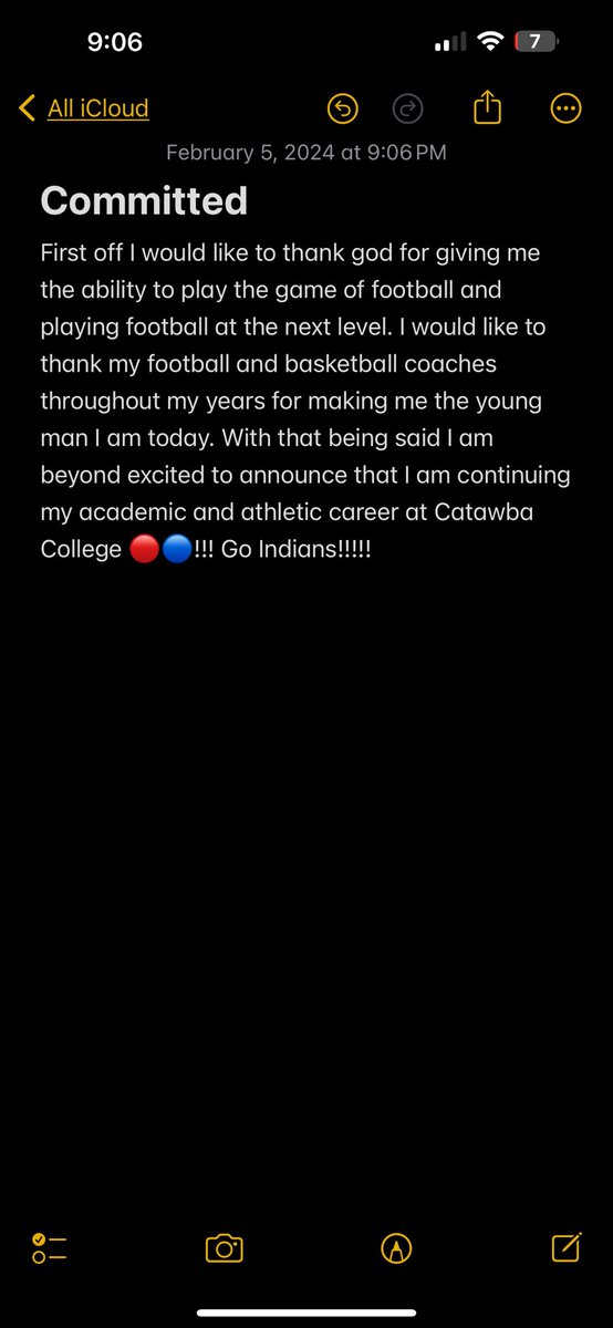 #agtg 100% committed <a href="/tyhaines16/">Tyler Haines</a> <a href="/CoachBThomson/">Braden Thomson</a> <a href="/Coach_Overman/">Tee Overman</a> <a href="/JSoftcheck/">Jordan Softcheck</a> <a href="/CatawbaFootball/">Catawba Football</a> <a href="/coach_mccants/">Tony McCants</a> 🙏🏽