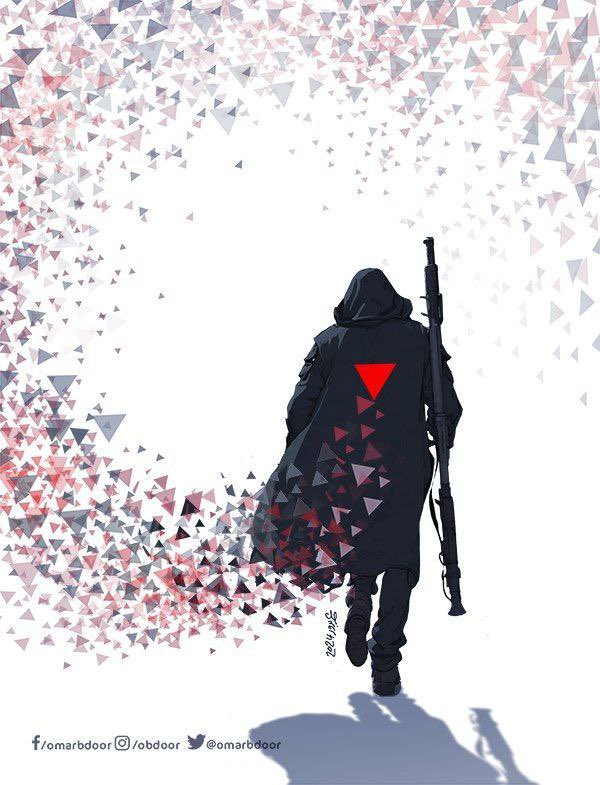 المُقاتِلُ الأنيق
أيمن العتوم
أنيقًا في كلّ شيْء، مِشيْتِه، خُطُواتِه، مِعطفِه الأسود الطّويل، حذائِه الرّياضيّ الأبيض النّاصع، وقذيفةِ الياسين الخضراء اليانعة الّتي تُرافِقه كأجملِ حبيبةٍ تُرافِقُ أوسَمَ فارس.
بلا وجه، لكنْ له كلّ الوجوه. وبلا ملامح، لكنّ ملامحه العربيّة