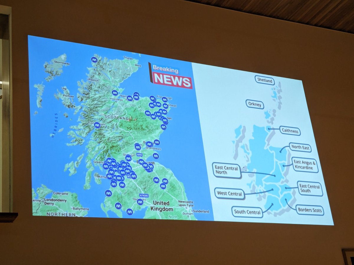 Val_Bold's tweet photo. Grand nicht celebratin the launch o the new Scots language course fur dominies, thanks tae @OUScotland &amp; a host o braw pairtners . Ower 120 signed up fae across Scotland now -- whit a fine reason tae ☺️ Yin o twa https://t.co/3G74K2uqAB