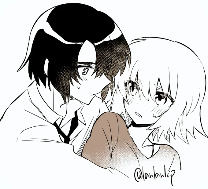アスカガ落書き