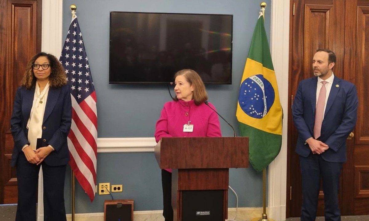 Congratulations to Ambassador Viotti and @BrazilinUSA for the launch of the Congressional Brazil Caucus today. @RepKamlagerDove and @Lancegooden, count on us @ACLatAm to support you in this important bipartisan effort to strengthen US-Brazil relations. #ACBrazil