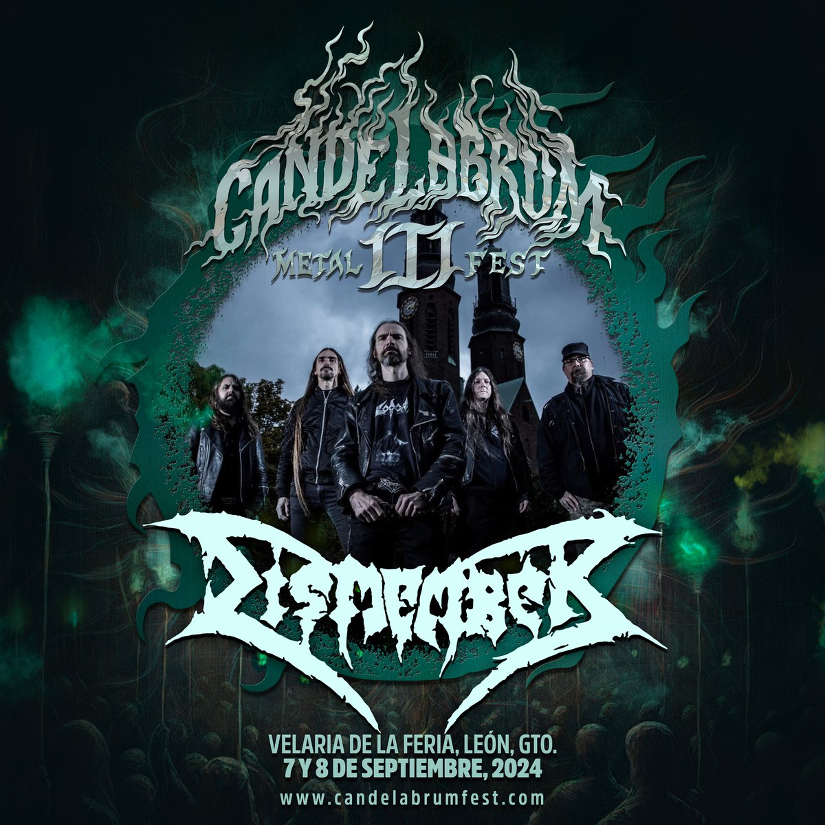 emedemedio's tweet photo. #Musica @CandelabrumFest continúa añadiendo actos a su edición 2024.
En esta ocasión nos sorprenden con Dismember Sweden y Matalobos. Se celebrará el 07 y 08 /Sep en León, Guanajuato.
Entradas por ETicket: https://t.co/XY6N3vdUOP
#Festivales #Metal #Candelabrum #Agenda https://t.co/pYCOCtE7Kh