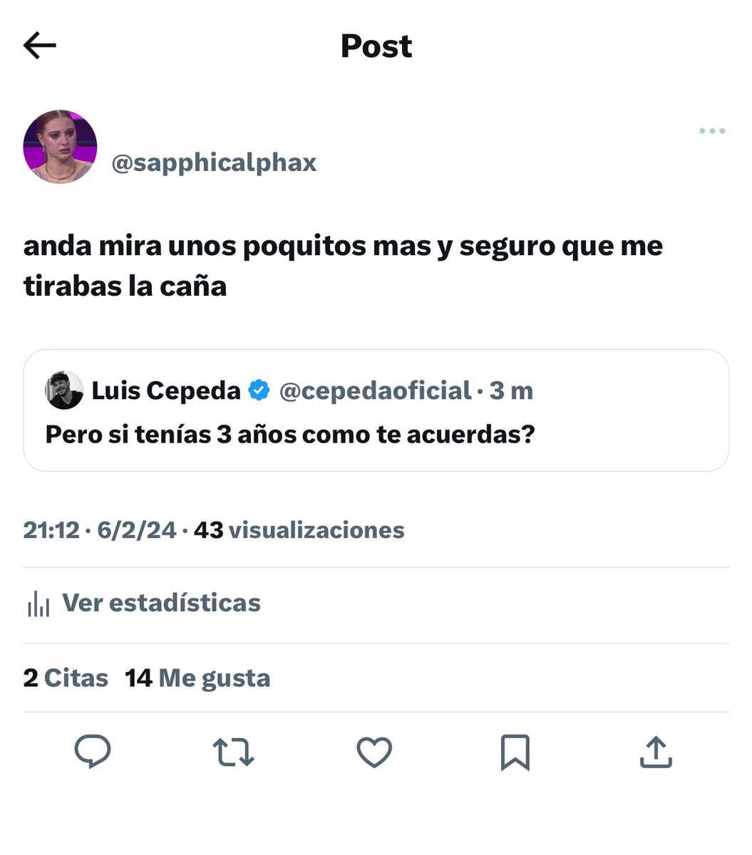 sapphicalphax's tweet photo. me parece que no le hizo gracia https://t.co/Io7eNpfSSN