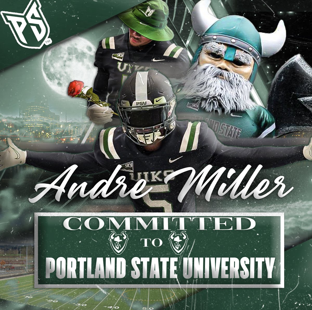 Excited to announce my commitment to @psuviksFB for the next chapter of my football journey! Thank you to my family, all the coaches, teammates, and supporters who have helped me along the way. Can't wait to represent PSU on and off the field #GoViks #DefendTheShip #HomeTown