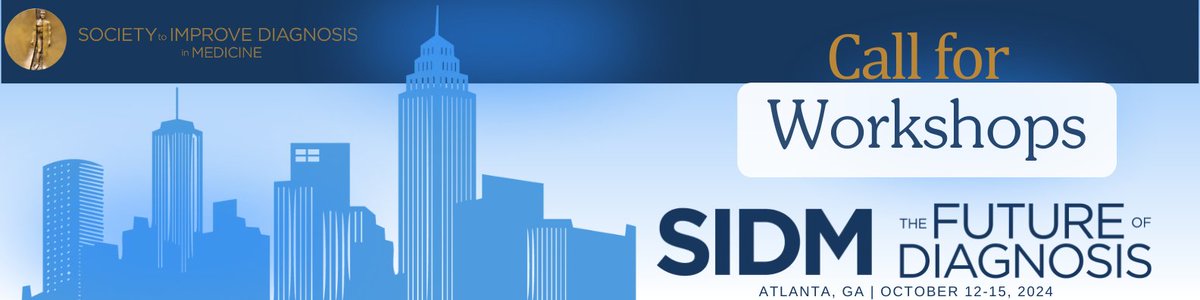 Call for Workshops! Workshop submissions for our upcoming sessions open on Wednesday, February 14th, 2024. Join us in shaping the discourse and advancing knowledge in our field by sharing your expertise and insights. #SIDMAtlanta2024 #FutureofDiagnosis #SIDM #ImproveDx