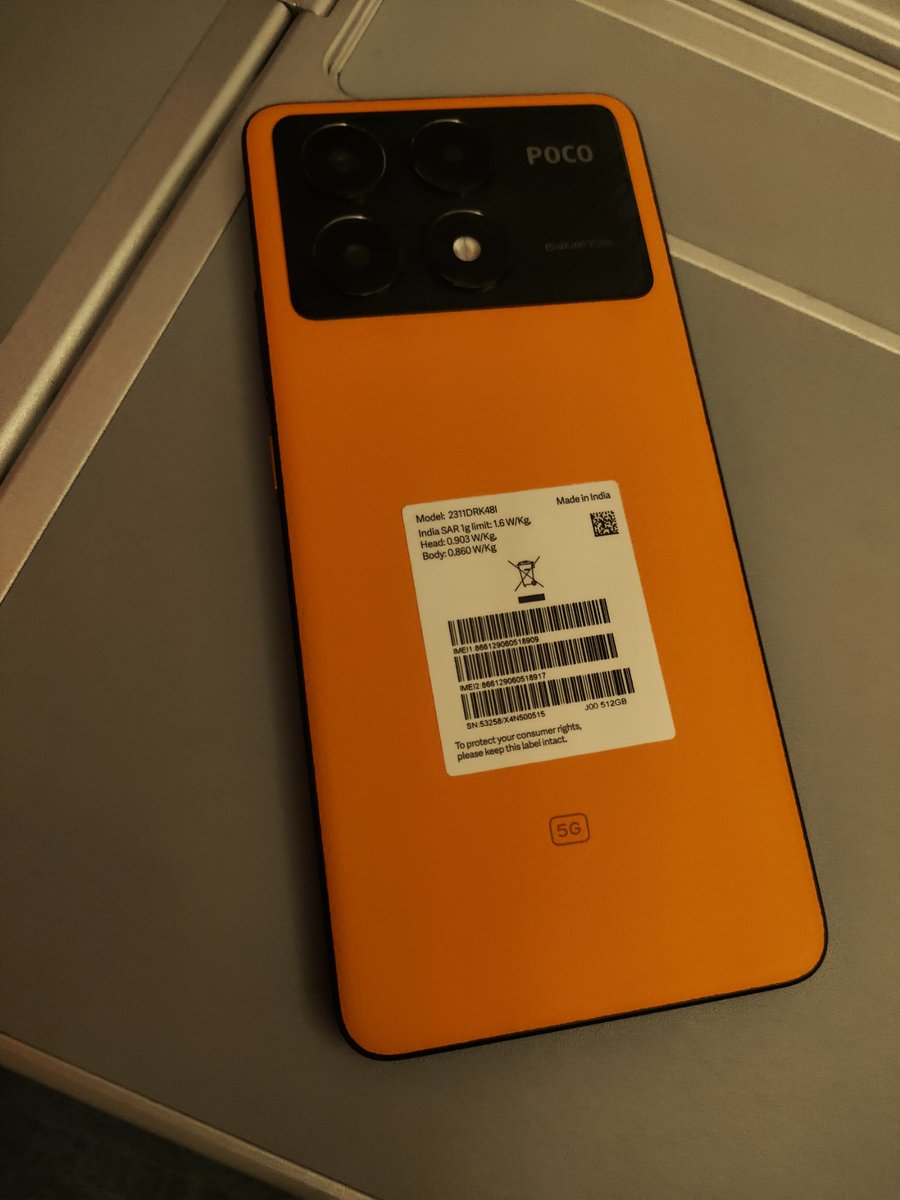 ctorrishabh's tweet photo. NOT A TOY, THE CONQUEROR🔥
#pocox6pro
#TheUltimatePredator
#MediaTekDimensity8300Ultra
#mynewdevice
@IndiaPOCO
@Himanshu_POCO
@Pathtoremember
@LoserAnant
@Iamnil7 https://t.co/qZBTzyaxwX