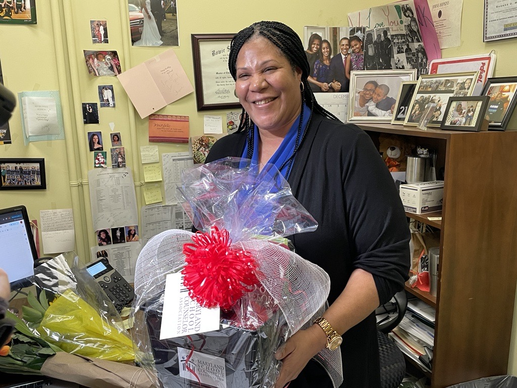 Congratulations to Rhonda Waller (Benjamin Franklin) for being named 2024 High School Maryland School Counselor Association (MSCA) School Counselor of the Year! Ms. Waller will represent the state of Maryland this fall as MSCA’s nominee to ASCA for the 2025 National School