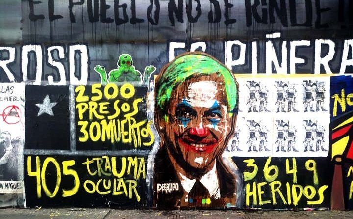 Chileokulto's tweet photo. El legado de Sebastián Piñera. https://t.co/E6Fqq2rRer