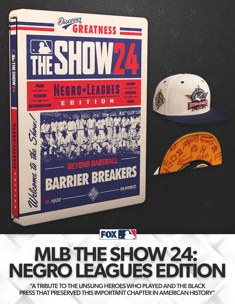 Presenting @MLBTheShow 24: Negro Leagues Edition ⚾️