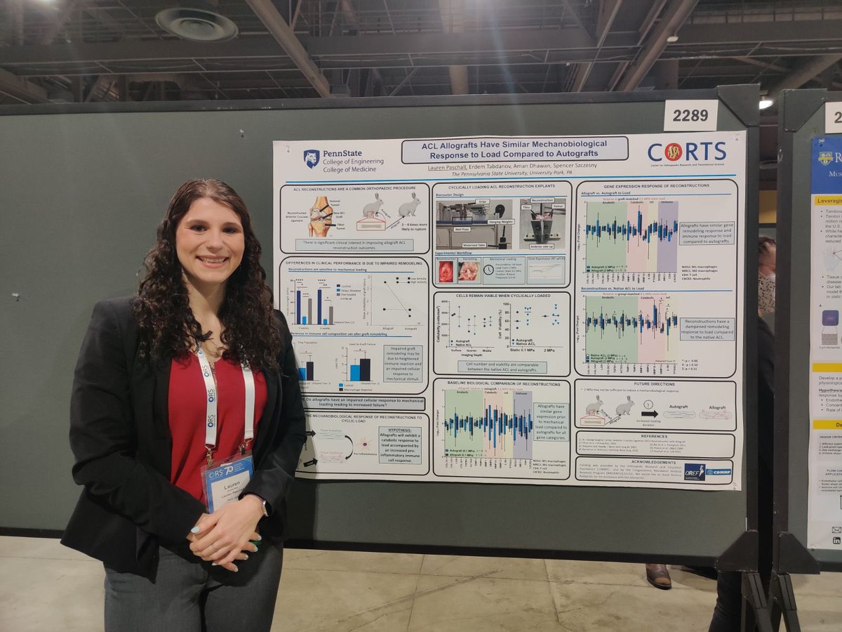 Spencer Szczesny (@spence_sz3) on Twitter photo Congrats to <a href="/krishna1996/">Krishna Pedaprolu</a> and <a href="/paschall_lauren/">Lauren Paschall</a> for expertly presenting their work at another great <a href="/ORSsociety/">Orthopaedic Research Society</a> Annual Meeting! <a href="/ors_tendon/">ORS Tendon Section</a> <a href="/PennStateBME/">Penn State Biomedical Engineering</a> Congrats to <a href="/krishna1996/">Krishna Pedaprolu</a> and <a href="/paschall_lauren/">Lauren Paschall</a> for expertly presenting their work at another great <a href="/ORSsociety/">Orthopaedic Research Society</a> Annual Meeting! <a href="/ors_tendon/">ORS Tendon Section</a> <a href="/PennStateBME/">Penn State Biomedical Engineering</a>