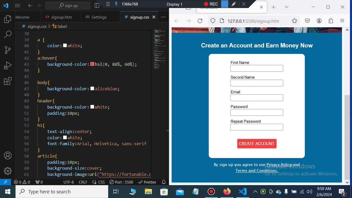 juiceboy_of_abj's tweet photo. It's already a month+ learning front end engineering at @VephlaUni , and I created this registration form a day after we were taught #HTML_FORMS using #HTML and ofcours a touch of #CSS 😄 I'm happy with the journey so far, Ur feedback is welcome 🤗 https://t.co/rF8M0MV6PX