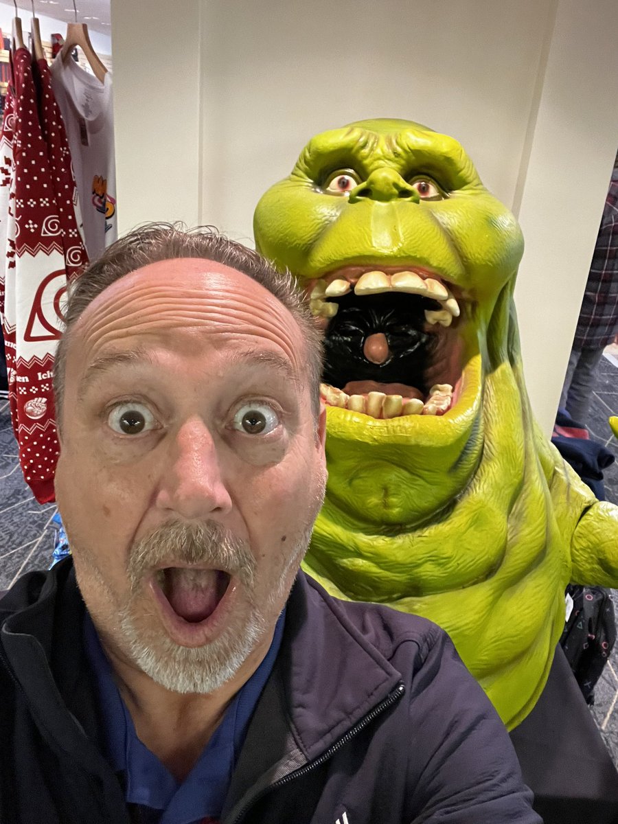He slimed me… #ghostbusters #slimer #columbiapictures
