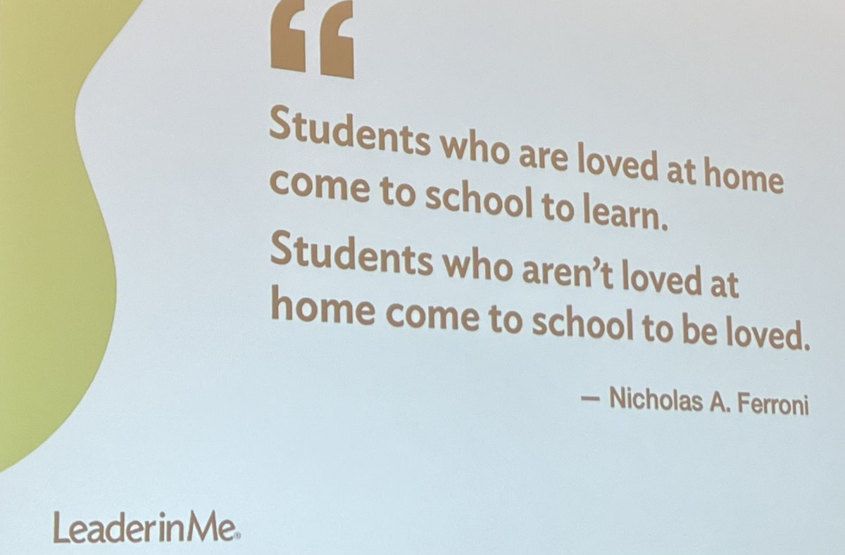 Hearing from Muriel Summers is always a blessing. ❤️ #LIMSymposium <a href="/TheLeaderinMe/">The Leader in Me</a>  <a href="/VRE_STARS/">Valley Ranch Elementary Coppell ISD</a>