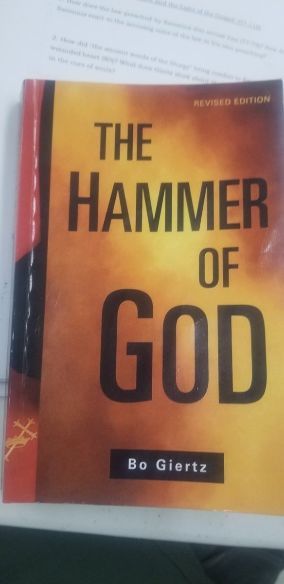 KarinaRolls's tweet photo. Just finishing up chapter 2 "Awakened by the Law" in #bookclub #thehammerofgod #bogiertz #hansandræ #hansandrae Now, I'm still sick, so I barely spoke. Ugh. #notcontagious https://t.co/fCxlUlUAL2