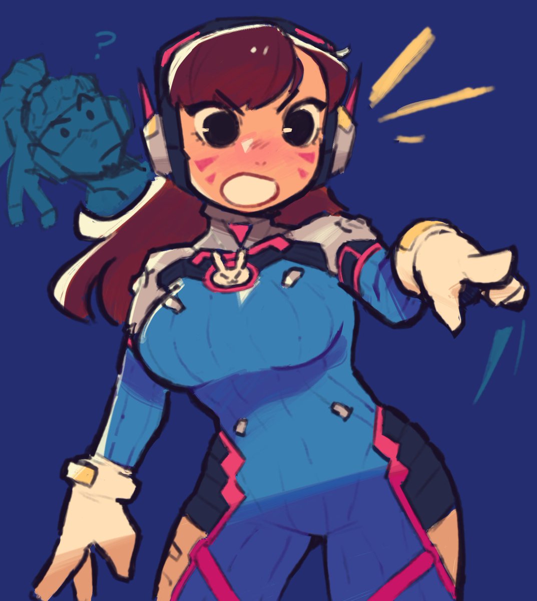 M4rcyart's tweet photo. Dva pointing out something https://t.co/sQC06EOpvw