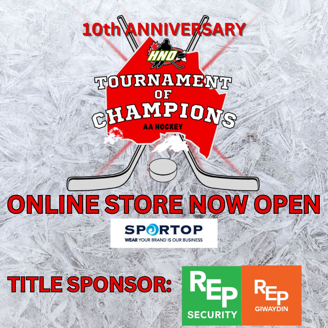 The 2024 Tournament of Champions Online Store is NOW OPEN! Purchase Tournament Of Champions Merchandise here: …tournament-of-champions.itemorder.com A BIG THANK YOU goes out to our Tournament of Champions Title Sponsor, REP Security Inc See you March 14-17 in Thunder Bay!