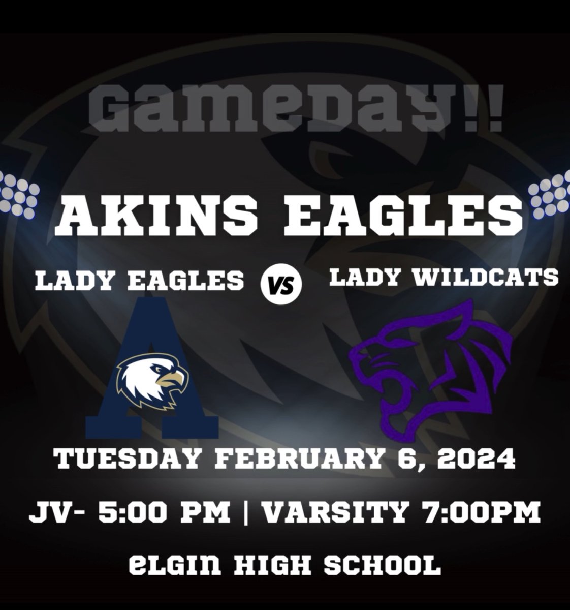 Scrimmage ✌🏼 of the szn tonight! <a href="/akinsathletics/">Akins Eagles</a> <a href="/AkinsAISD/">Akins Early College High School</a>