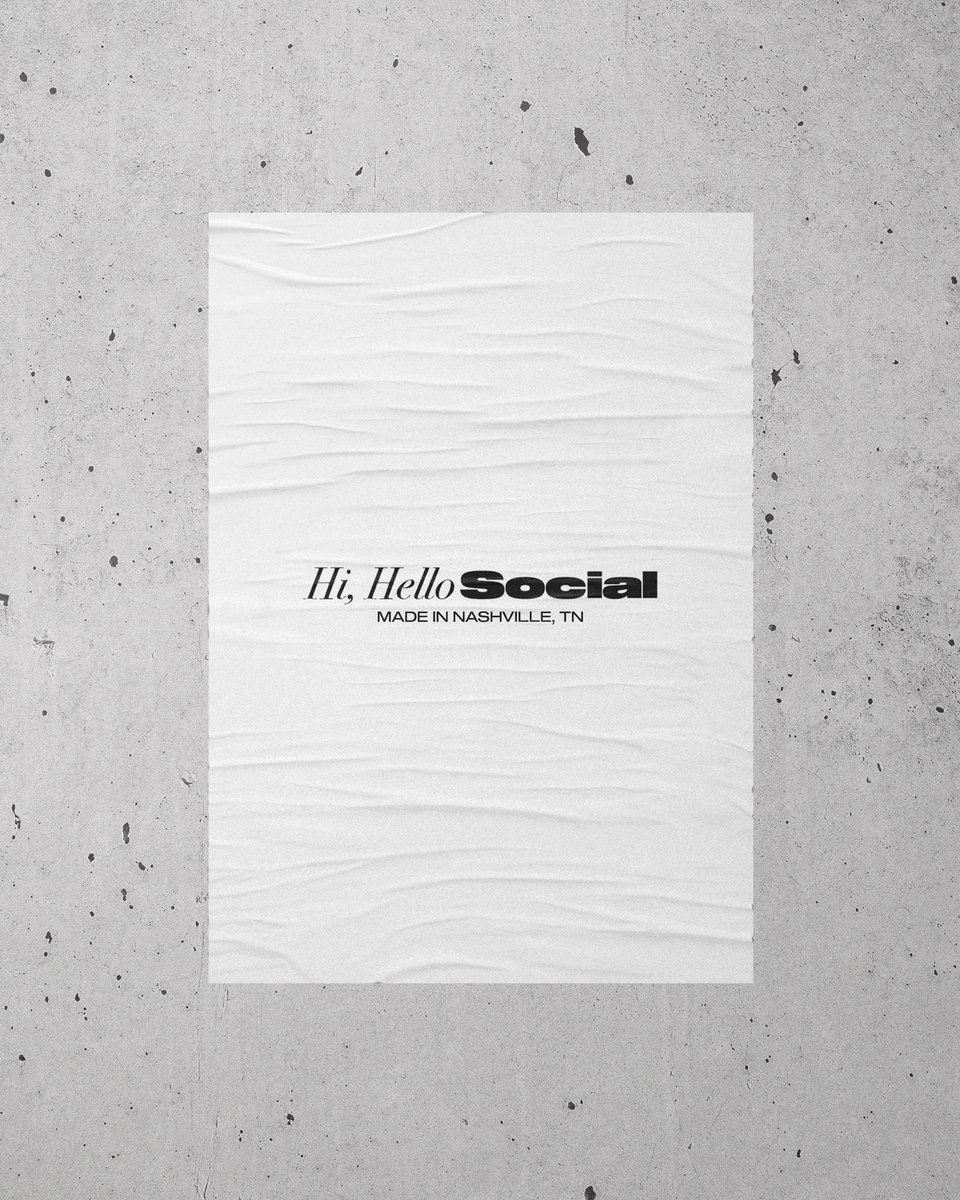 Hi, Hello Social tweet media