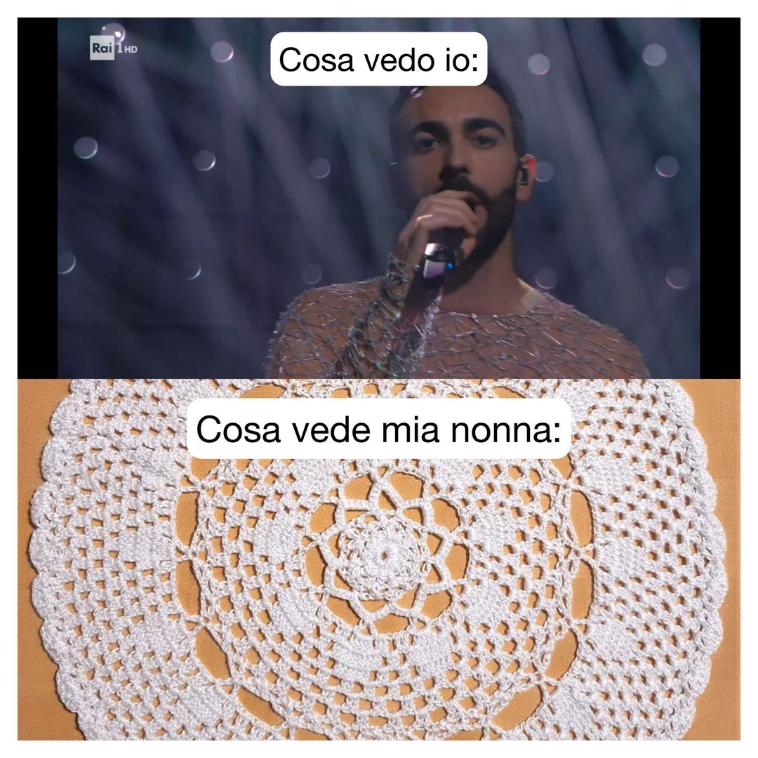 Il centrotavola è un grande classico di Sanremo
#Sanremo2024