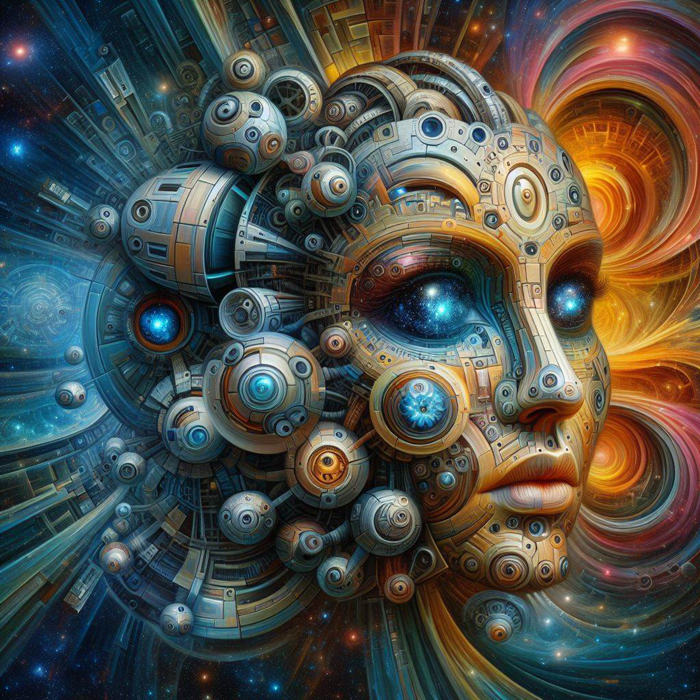 LessingMarek's tweet photo. Graphics from the "Cyber Face" #10 digital ai collection preceding the minting drop on OpenSea
Available as NFT: https://t.co/DrfRKoNRg4
Available as a print on clothing, posters, canvases and household items: https://t.co/FXnWe2vgo8 https://t.co/cYUDLzuGWs