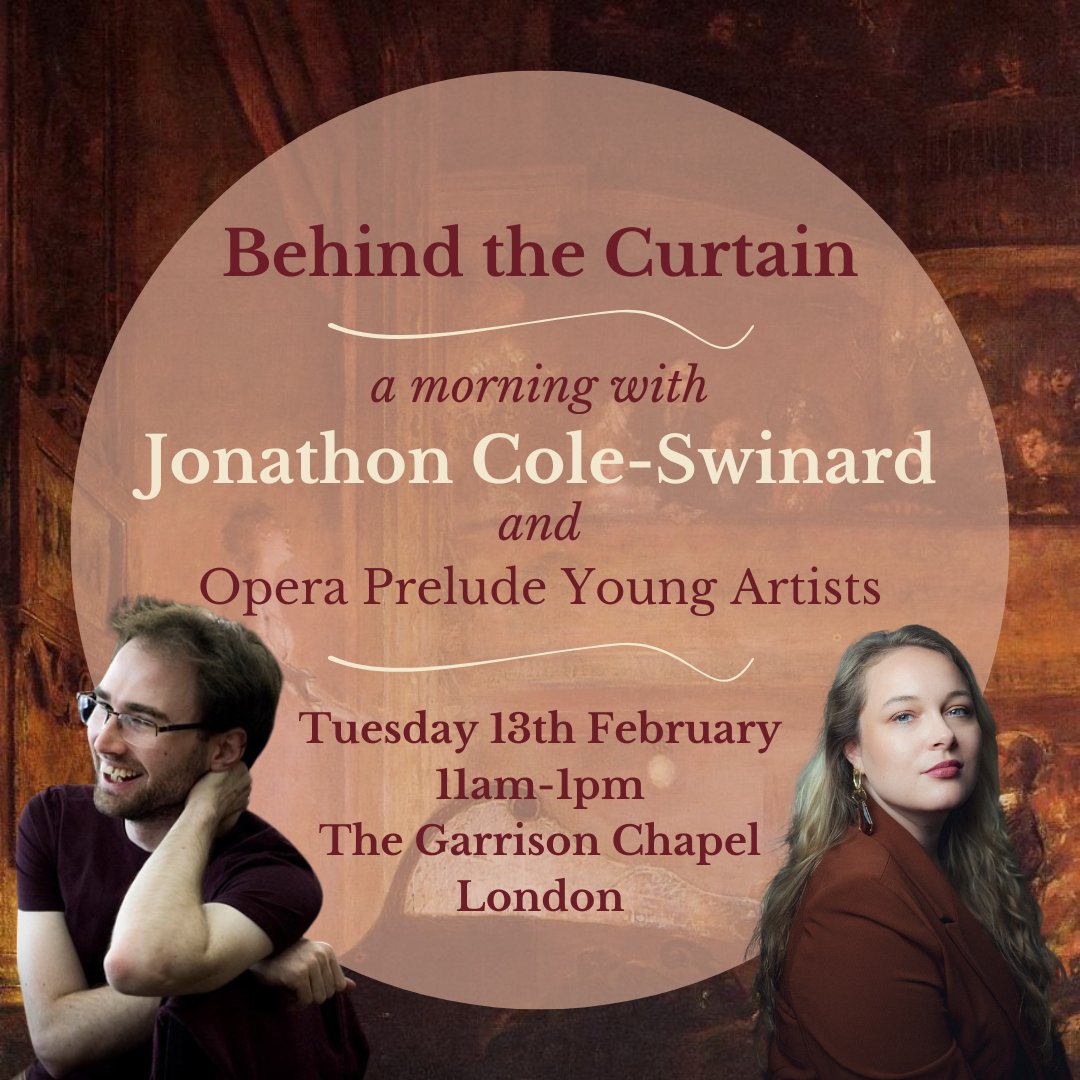 Opera Prelude (@operaprelude) on Twitter photo Join us next Tuesday as we lift the curtain on auditions with Jonathon Cole-Swinard (Head of Music at Garsington Opera) and our Young Artists. Jonathon will discuss the audition process with mezzo-soprano <a href="/AJKennedyMezzo/">Annabel Kennedy</a>, revealing the secrets to audition success ✨ Join us next Tuesday as we lift the curtain on auditions with Jonathon Cole-Swinard (Head of Music at Garsington Opera) and our Young Artists. Jonathon will discuss the audition process with mezzo-soprano <a href="/AJKennedyMezzo/">Annabel Kennedy</a>, revealing the secrets to audition success ✨