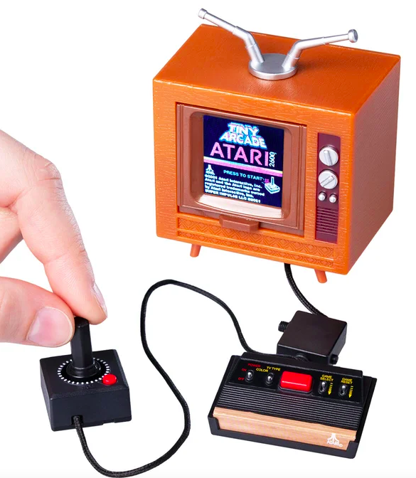 The World’s Smallest Atari is a miniature replica of the iconic Atari 2600 gaming console, scaled down to fit in the palm of your hand #gadgets #funny #atari agazoo.com/offers/clever-…