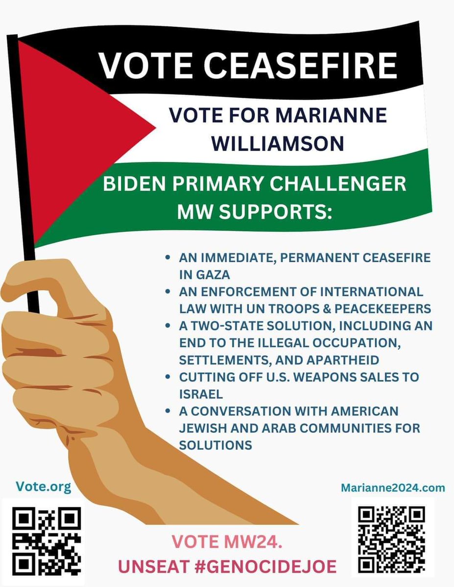 PEACE is on the ballot today in Nevada🕊
VOTE MARIANNE WILLIAMSON💙#Marianne2024 #wagepeace #endallwars #NVPrimary #wematter #sheswithus #PeaceForAll #NoMoreWar #replacebiden