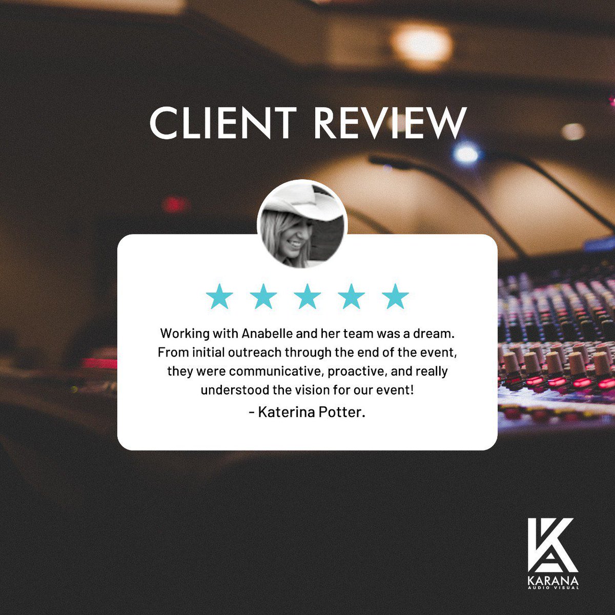 Karana Audiovisual Services tweet media