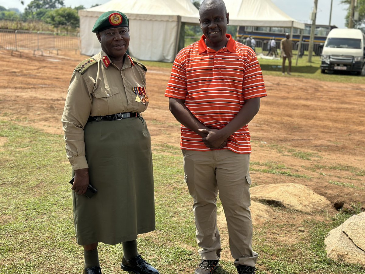 BalaamBarugahar's tweet photo. With Jajja wabangi Lt Gen Proscovia Nalweiso,Dr Tanga Odoi &amp; Brother Wabyona   earlier to day in Bugweri Busesa T/C during the Armed Forces day celebrations.Thank You @MODVA_UPDF for the invitation. https://t.co/fyhHUpBHdk
