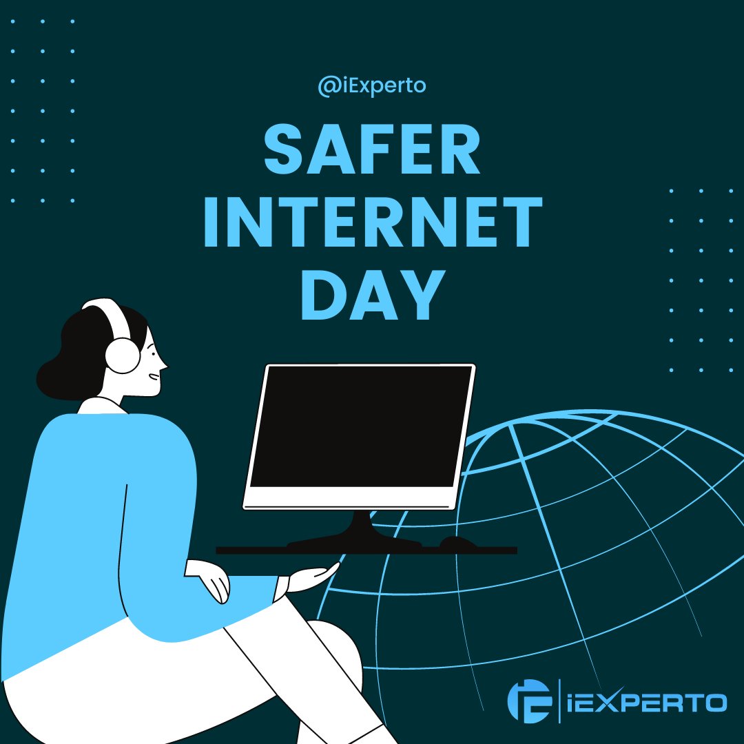 i_experto's tweet photo. Happy #SaferInternetDay! At iExperto, we believe in creating digital spaces where safety and security are top priorities. Let's work together to make the Internet a safer place for all. 
#iExperto #VirtualSafety #SaferInternetDay #CyberSecurity #OnlineSafety https://t.co/E0QSNsIvAQ