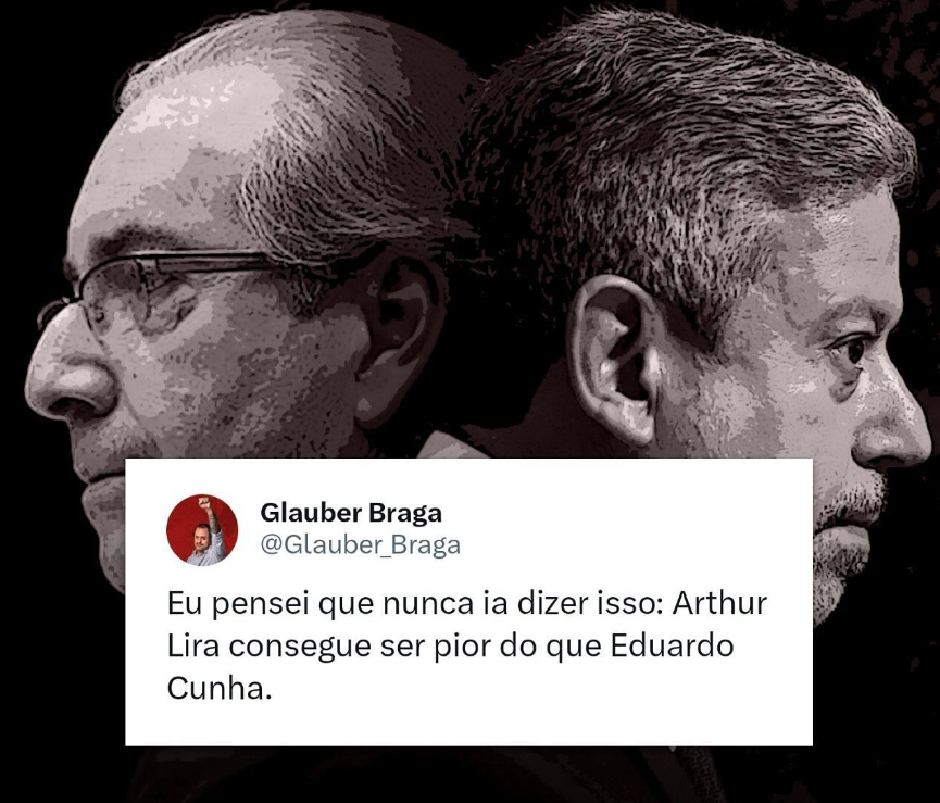 Um canalha com síndrome de 1º ministro.
Arthur Lira o ladrão, esta chantageando o presidente Lula com apoio de sua horda porque ele quer saquear 23,8% do orçamento da União, para distribuir a sua quadrilha do centrão. Esse dinheiro é do povo. São quase 300 ladrões nos roubando.