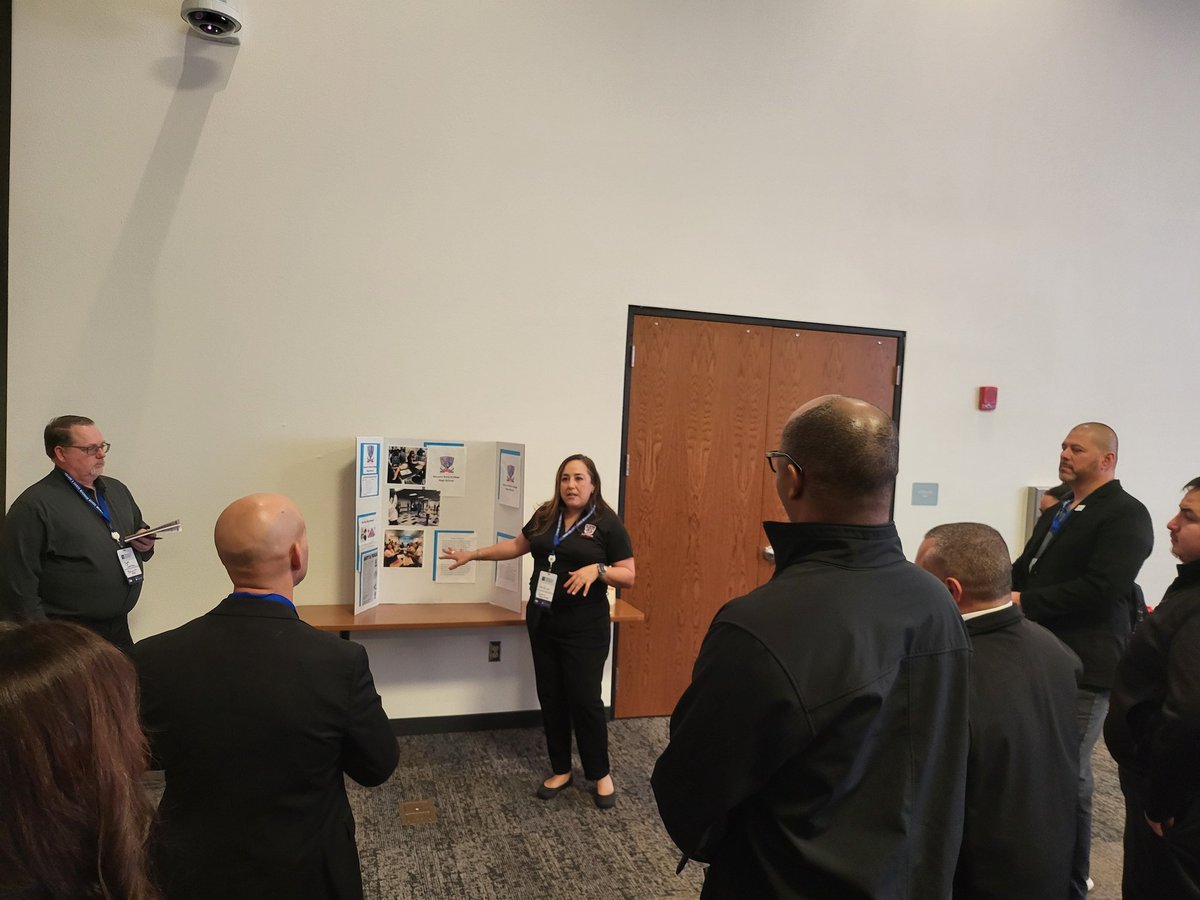 Ms. Olivas, Socorro Early College Director, presenting at the TEXAS CAREER READINESS SCHOOL MODELS conference.