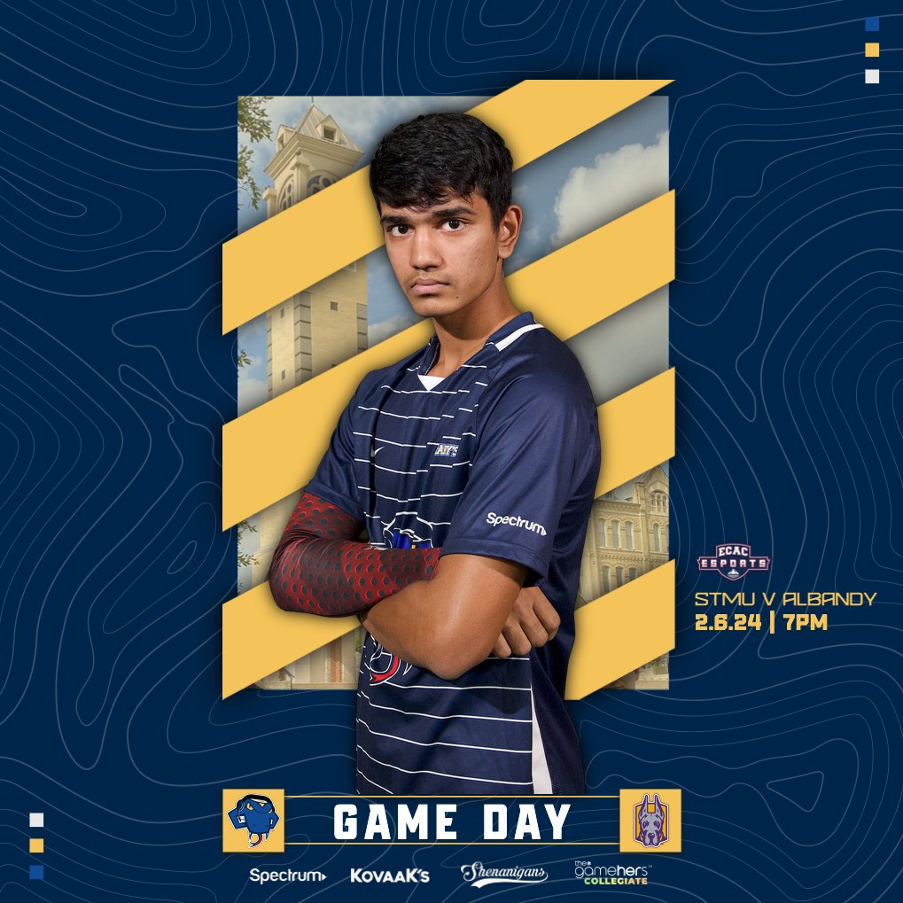 Calling all Val Pals! It's a Valorant game day! Rattlers face the Albany Great Danes tonight in a best of 3 map series for week 2 of the @ECAC_Esports regular season! ⏰: 2/6 @ 7:00 p.m. 📺: twitch.tv/stmuesports @StMarysU | #FangsOut 🐍