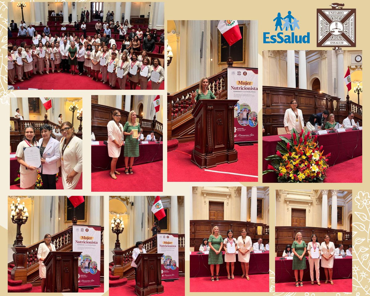 sunessessalud's tweet photo. #Ceremonia #nutricionistas #Reconocimiento #suness
Ceremonia de Reconocimiento a Nutricionistas de @EsSaludPeru en @congresoperu
Gracias Congresista @MaricarmenAlvaP
@CNPOficialPeru @Minsa_Peru @congresoperu @presidenciaperu @pcmperu @MTPE_Peru @uniamericas @ISPinteramerica https://t.co/1VQvEyvSr3
