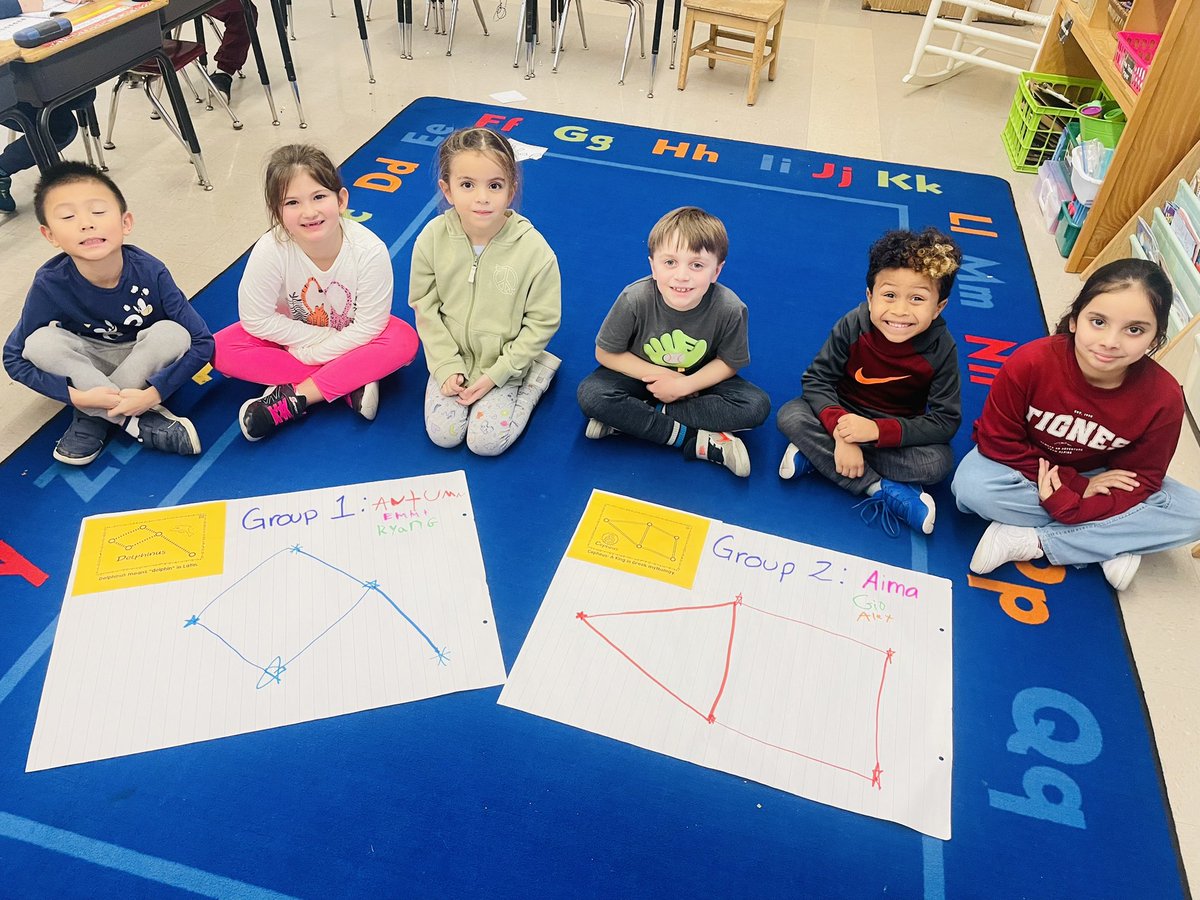 Today we took a deeper look at the many constellations we've been learning about and made our very own!