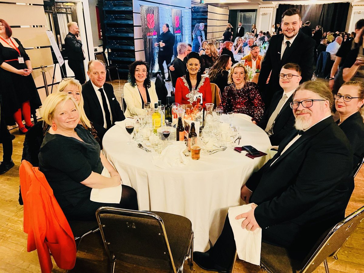 Proud to be at the @MarketingLancs Lancashire Tourism Awards tonight with three of our clients up for awards! 🏆 #LTA23 

@NelsonTCouncil @AmazingAccy @ColneBlues