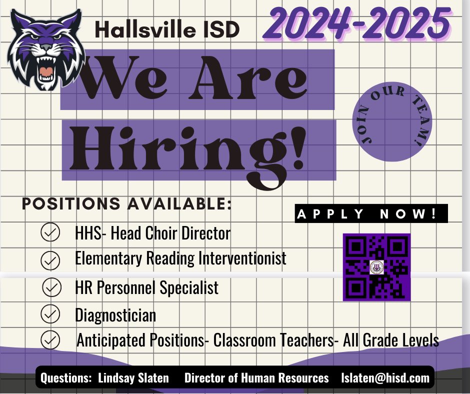 It’s a great day to be a ⁦@HallsvilleISD⁩ Bobcat!