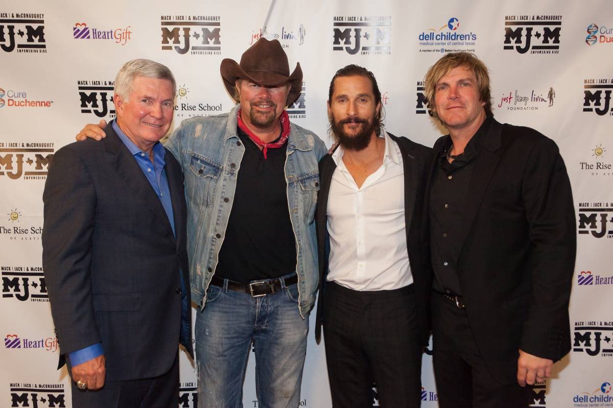 McConaughey's tweet image. Straight up and loved a laugh. Damn, I enjoyed my time with him. Blessings to his family and friends.