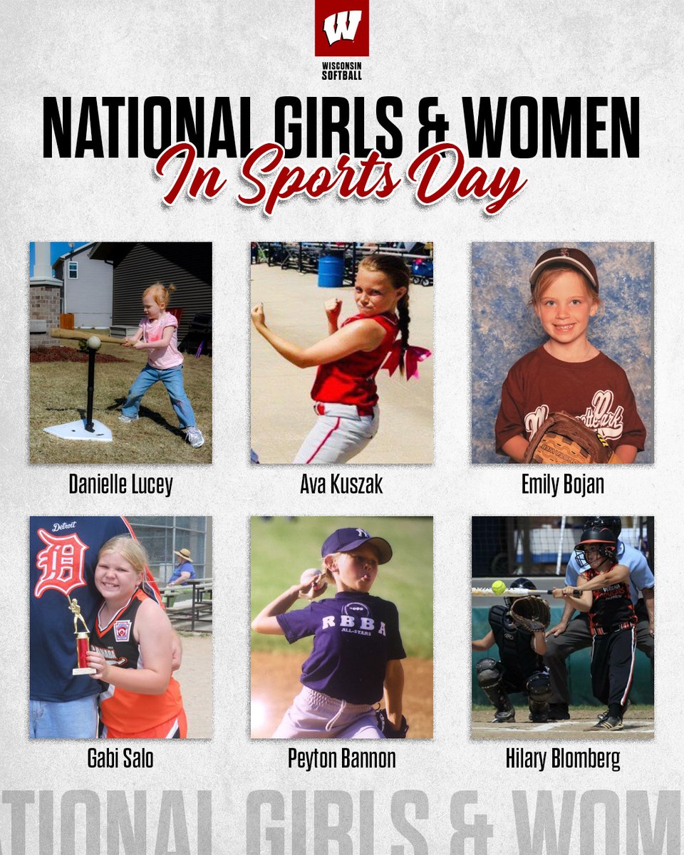 BadgerSoftball's tweet photo. How it all began...!

Happy National Girls &amp; Women in Sports Day!

#NGWSD https://t.co/b01iNSHDKH