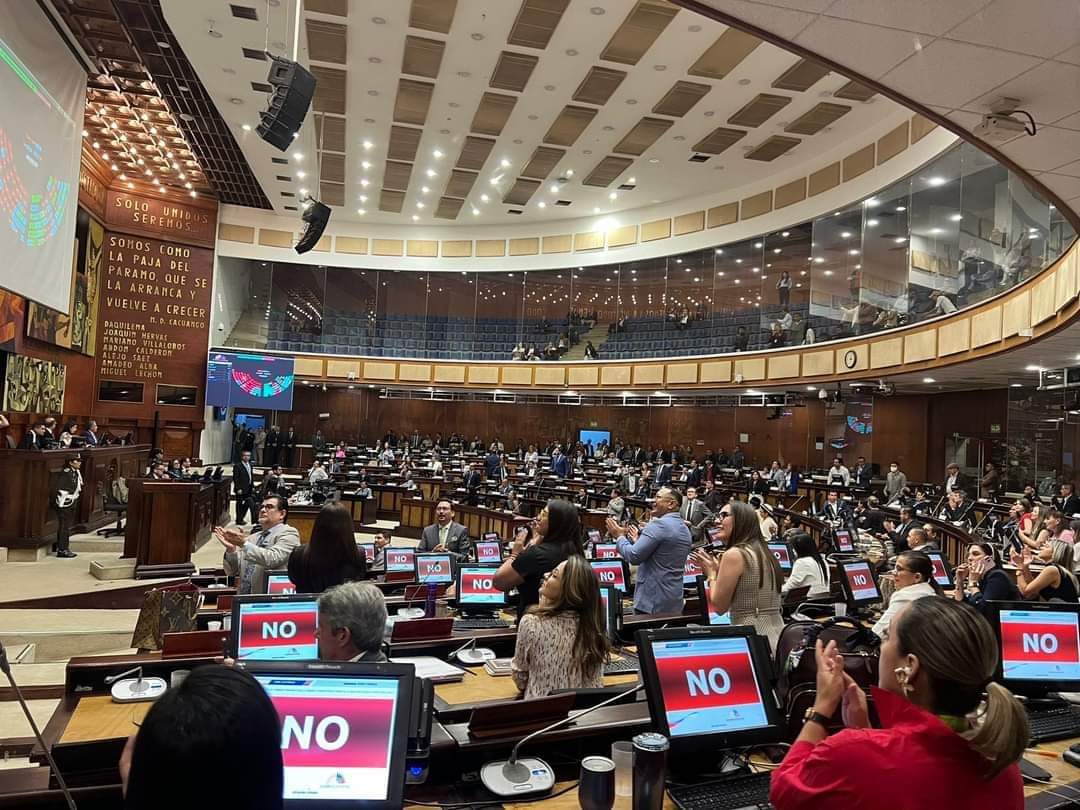 MishkiShimiInf1's tweet photo. #informaciónAlDía 

Con 83 votos negativos y 43 votos a favor, la @AsambleaEcuador  no aprobó el incremento de 1 punto al IVA (13%) de manera permanente, ni tampoco el aumento al 15% de manera temporal. https://t.co/HjRRJJb5H2
