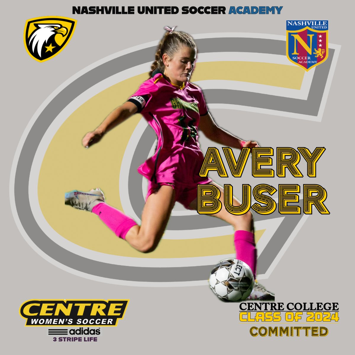 Centre Women's Soccer tweet media