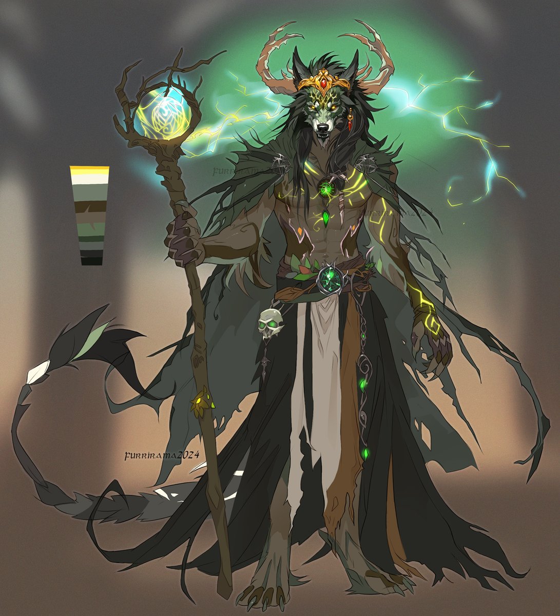 furrirama's tweet photo. NEW AUCTION! Spirit of Dark Thicket
It started and ends on 08.02.24.
On FA - https://t.co/jnqbGTqC7A
On DA - https://t.co/fv0ELflIzr
OPEN for COMMISSIONS! Note me on DA and FA!
#adoptables #anthroart #wolf #canine #druid #furrirama #characterdesign https://t.co/B9mrUYKdJz