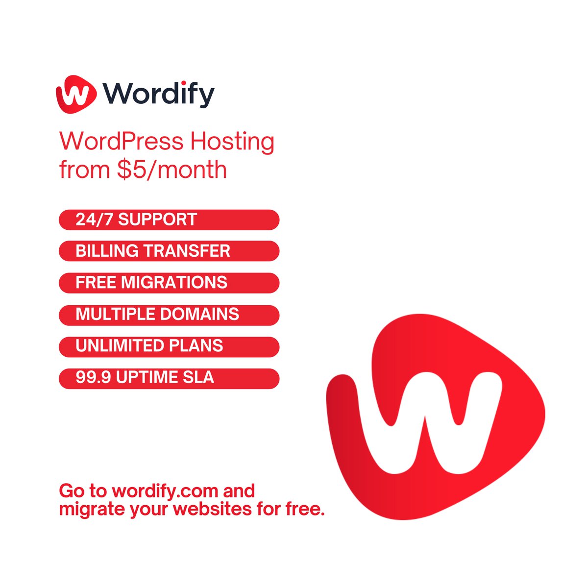 gowordify's tweet image. Experiencing growth but feeling the sting of higher hosting costs? Don’t overpay for your success! 🌟

Go to wordify.com/wordpress-host… and request to migrate ALL your websites for FREE.

💻 Free Staging Environment
💳 Easy Billing Transfer
💪 24/7 Support
📈 Designed for agencies,…
