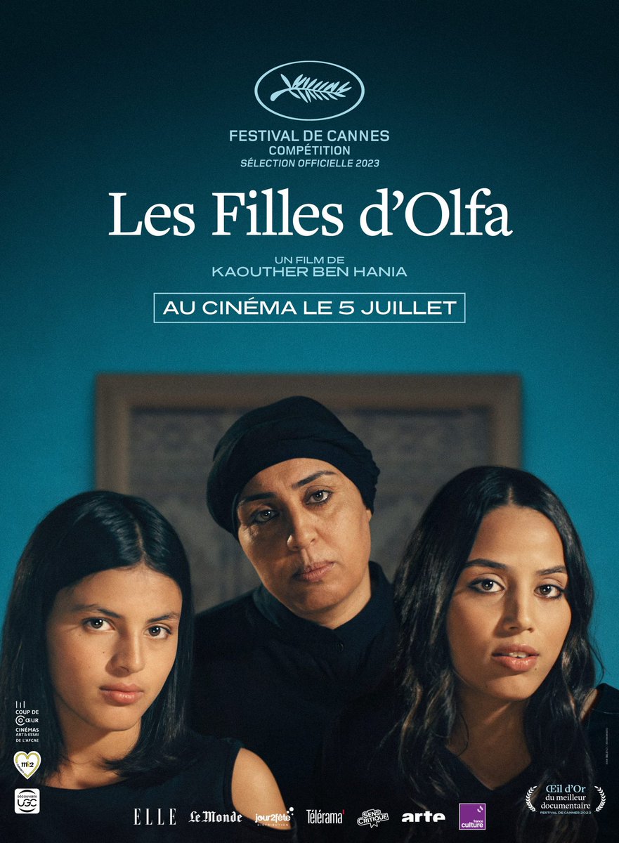 webscam's tweet photo. Trophée #documentaire @lefilmfrancais en partenariat avec #LaScam
👏🏼 @kaouterbenhania
Les Filles d’Olfa @jour2fete
Un film qui réinvente l’écriture du réel pour combler les silences d’une vie.
Merci au jury @soniakronlund @jcraspiengeas @MarieDrucker Nora Philippe @YvesBigot https://t.co/vioSWfLM2T