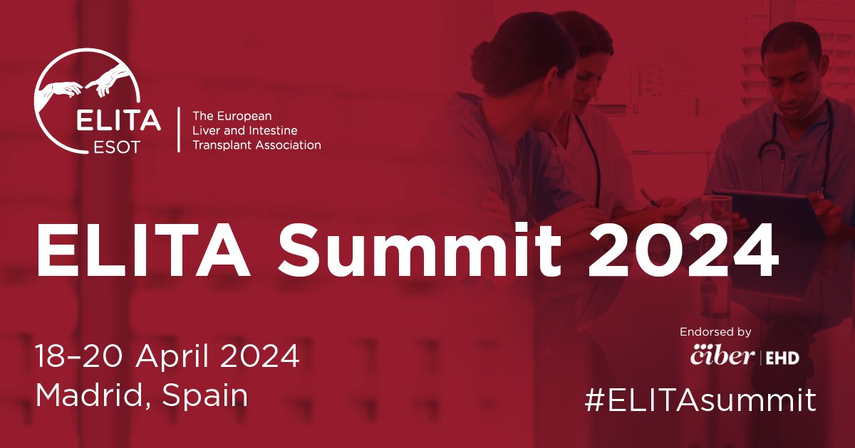 Coming 🔜 #ELITAsummit Early registration deadline Register before 19 Feb to save money & secure your spot ❗️ 🔗go.esot.org/elita_summit_00 @HartogHermien @pdline @CFondevila @dbalci @MCerisuelo @ElianoRiani @CIBERehd @jordivengo @SETrasplante