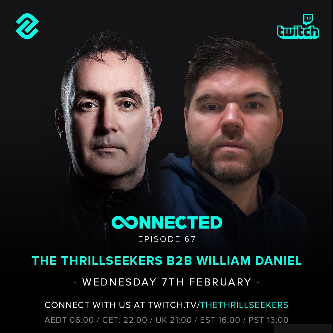 Super excited to have William Daniel join me in the studio tomorrow for a vinyl b2b. Let us know if you have any requests. And Toca’s Miracle is a given. Hope you can join us. 🙌