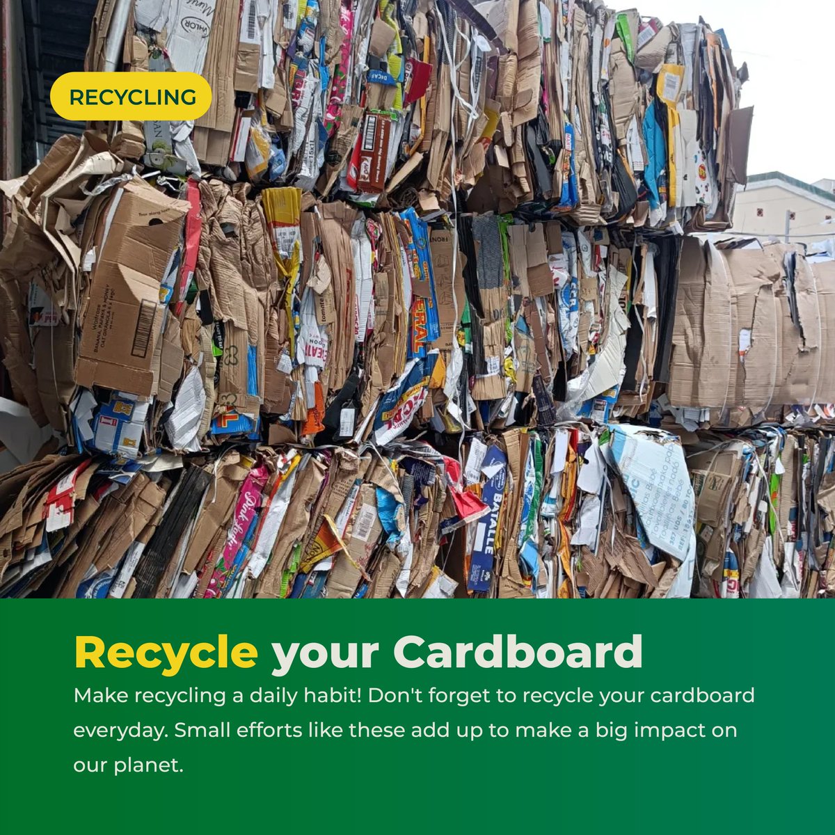 Our commitment to sustainability extends to the recovery of paper & cardboard our small act of recycling can make a big difference! ✉ info@metalrokgib.com ☎ 00350 20075108 (editado)