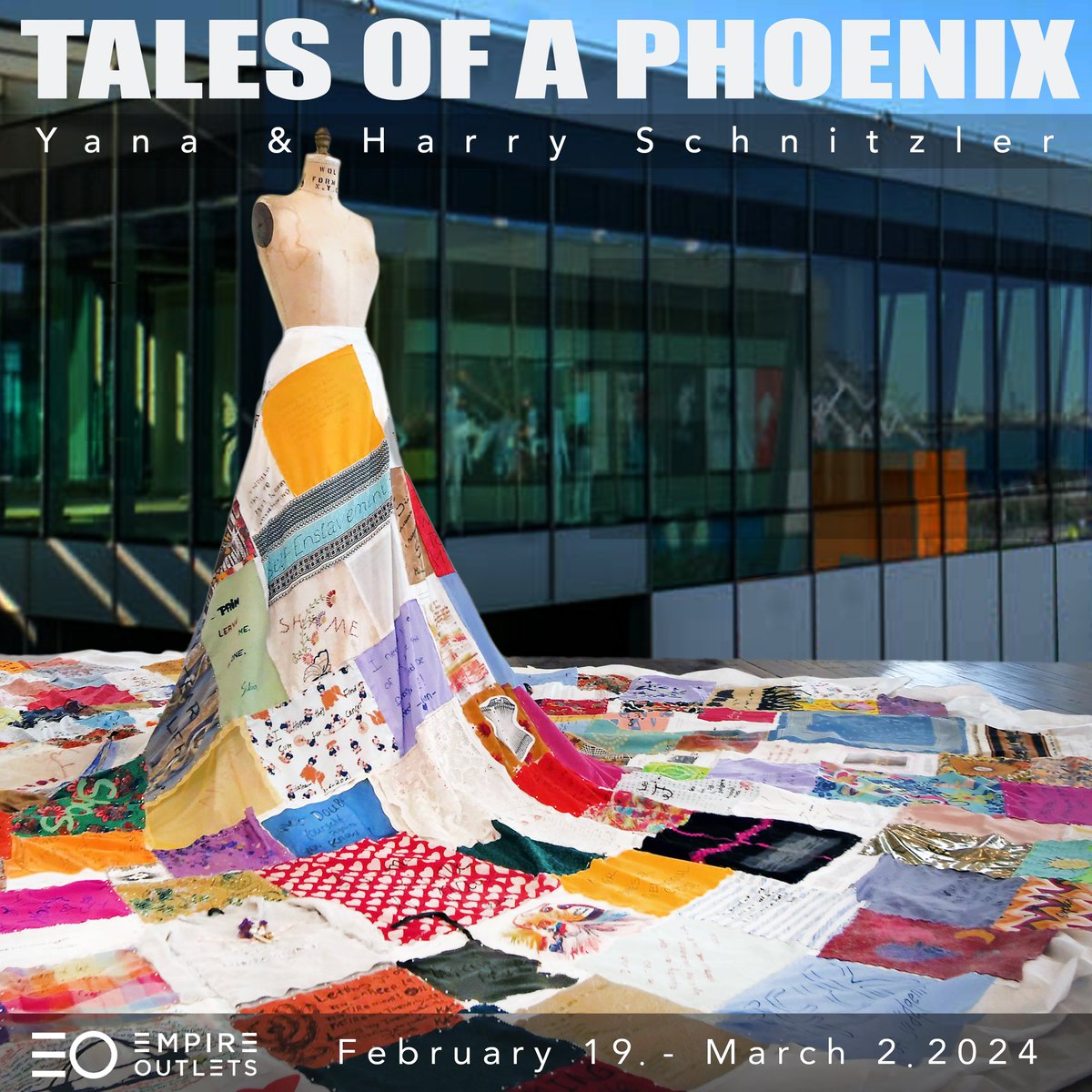 Discover the art exhibition, "Tales of a Phoenix: The Letting Go Project" at Empire Outlets from February 19th to March 2nd. ❤️ Don't miss your chance to contribute a piece of fabric inscribed with what you wish to let go of. Details: empireoutlets.nyc/events/tales-o…