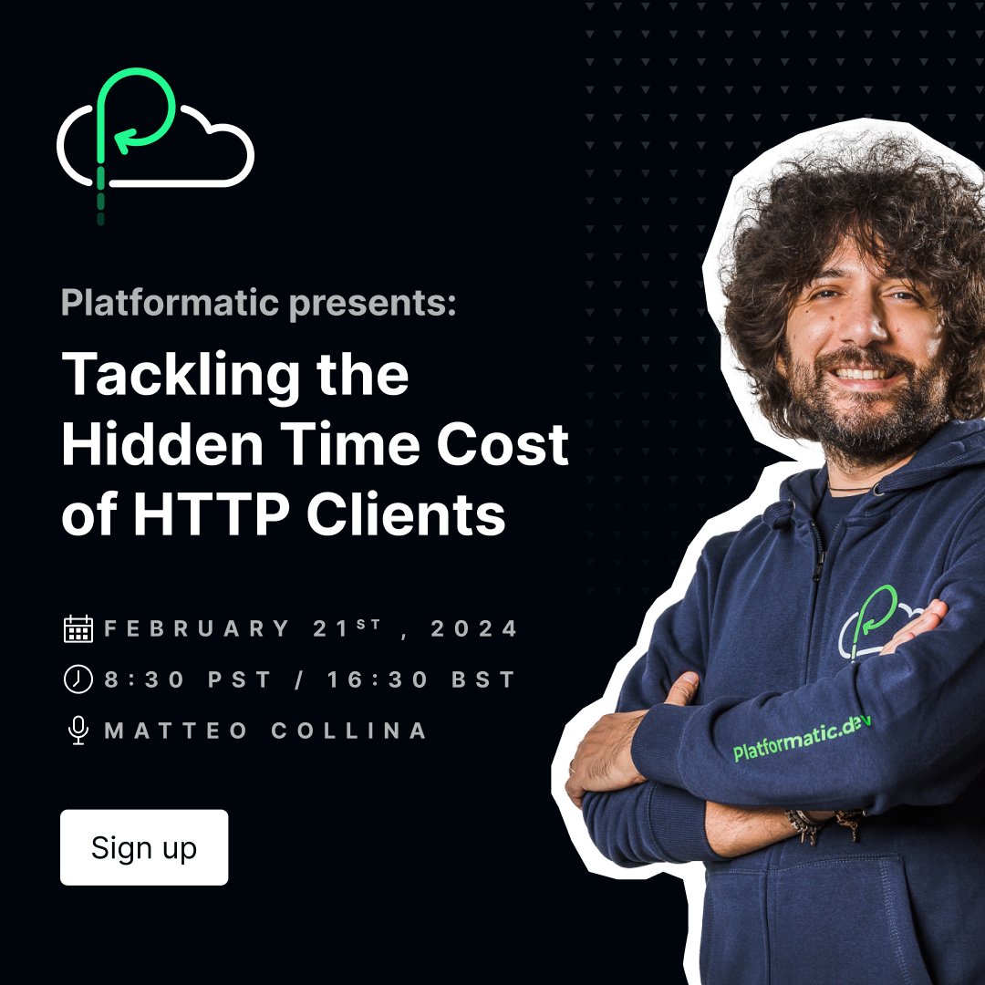 It's a new month & that means it's time for a new @platformatic masterclass! We'll be exploring complexities surrounding HTTP Clients, looking at: ‣Choosing between libraries ‣Addressing unexpected breakages ‣Building an HTTP client with Platformatic hubs.ly/Q02k46-W0