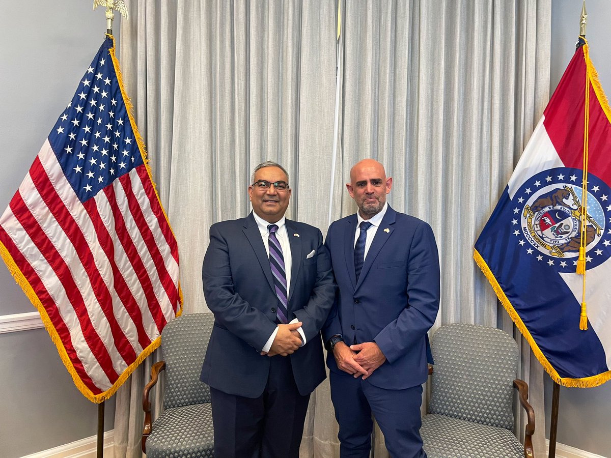 CG @ElbazStarinsky was happy to meet with @MOTreasurer and thank him for his exemplary support for Israel following the October 7th tragedy. 🇺🇸 🇮🇱